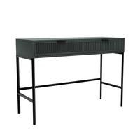 KONSOLENTISCH mit Schubladen, Grün - Grün, Holzwerkstoff (110/41/78cm) - Idohome