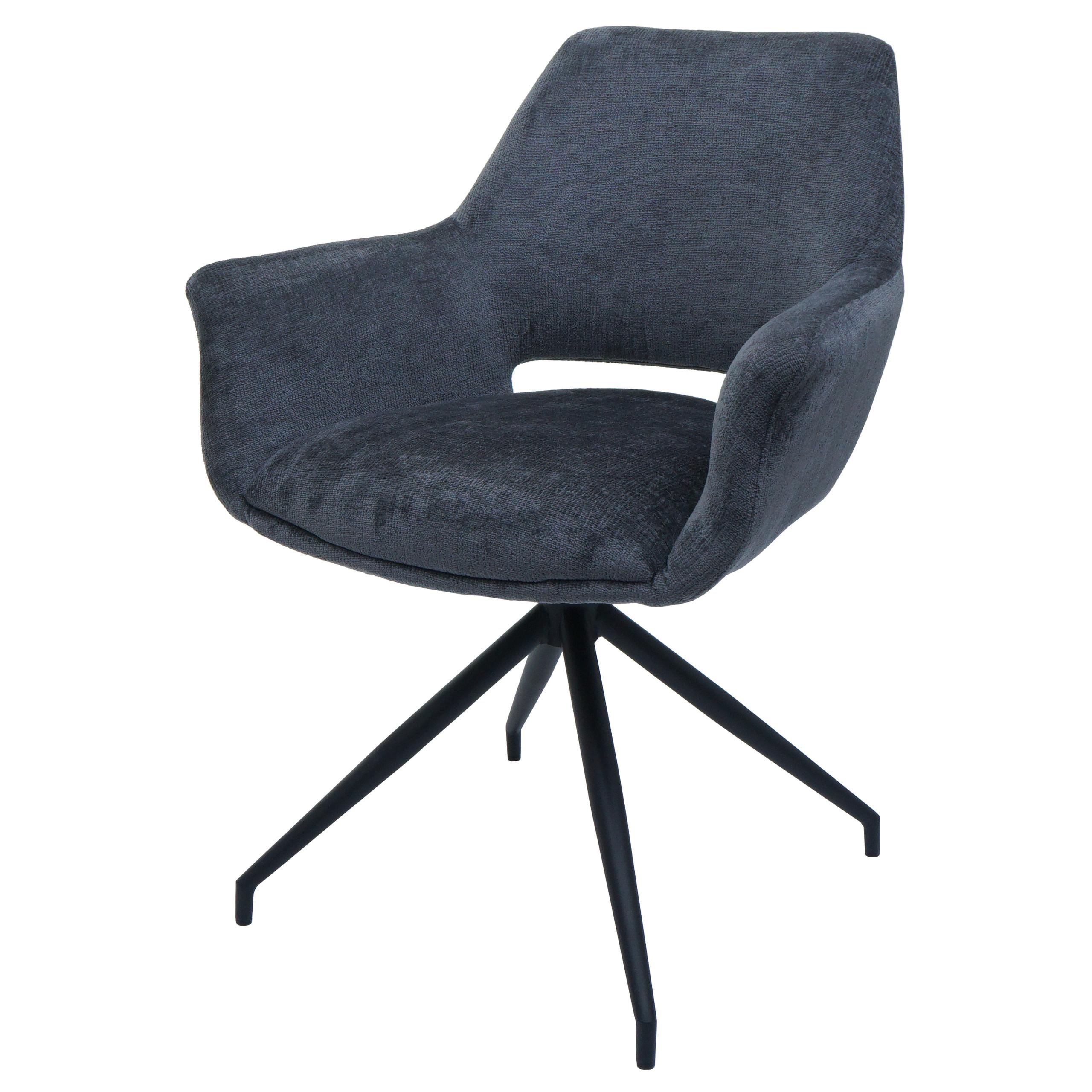 ESSZIMMERSTUHL Grau - Dunkelgrau/Grau, Textil (65/86/60cm) - MCW