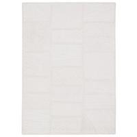 TEPPICH aus Wolle CARVE in Weiß, geometrisch, 140 x 200 cm - Beige, Textil (140/200cm) - KADIMA DESIGN