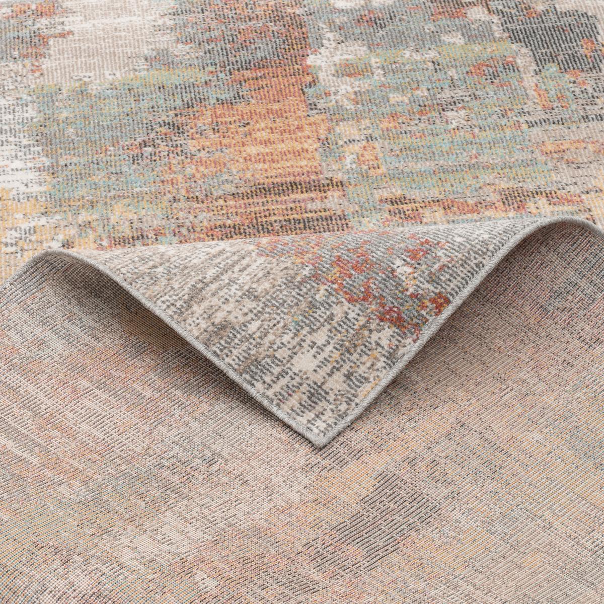 DESIGNER IN UND OUTDOOR TEPPICH VINTAGE MUSTER - Naturfarben, Textil (120/170cm) - Pergamon