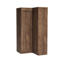 DREHTÜRENSCHRANK UDINE 110/190/57 cm 2-türig Braun - Braun, Holzwerkstoff (110/190/57cm) - MASSENO
