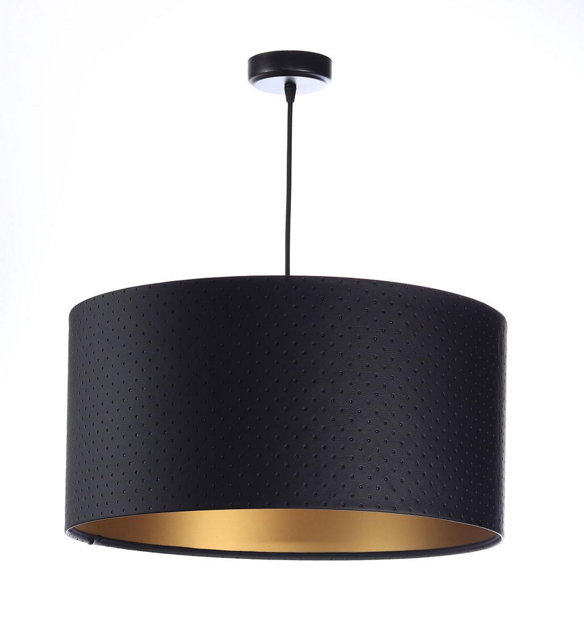 HÄNGELEUCHTE Gold 50/25 cm - Goldfarben/Schwarz, Kunststoff (50/0.8/25cm) - ONZENO