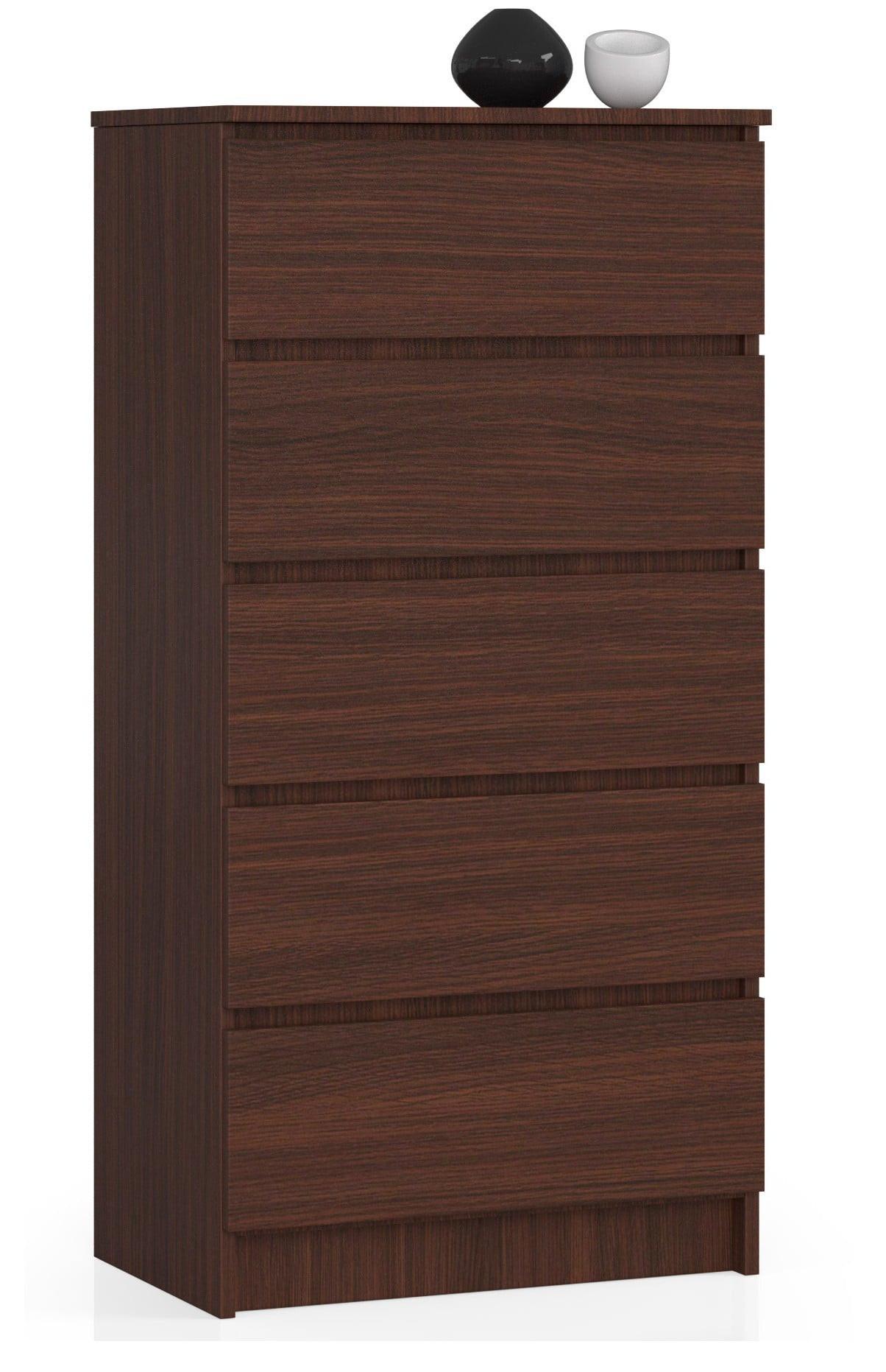 KOMMODE Dunkelbraun 121/60/40 - Dunkelbraun, Holzwerkstoff (60/121/40cm) - RAUMHIRSCH FURNITURE