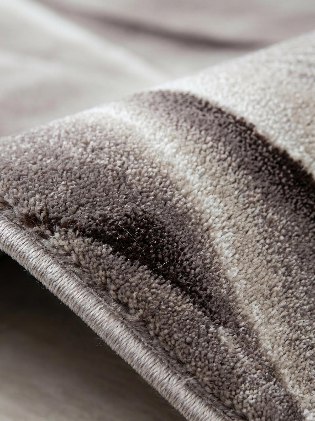 KURZFLORTEPPICH DRAU, mit Farbverlauf, Braun, 80 x 300 cm - Braun, Textil (300/80cm) - KADIMA DESIGN