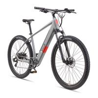 E-BIKE Mountainbike Aufsteiger M921 | Für Damen u. Herren | 468 Wh | Heckmotor | 7-Gang-Kettenschaltung | 29 Zoll - Grau, Metall (114.6cm) - Telefunken