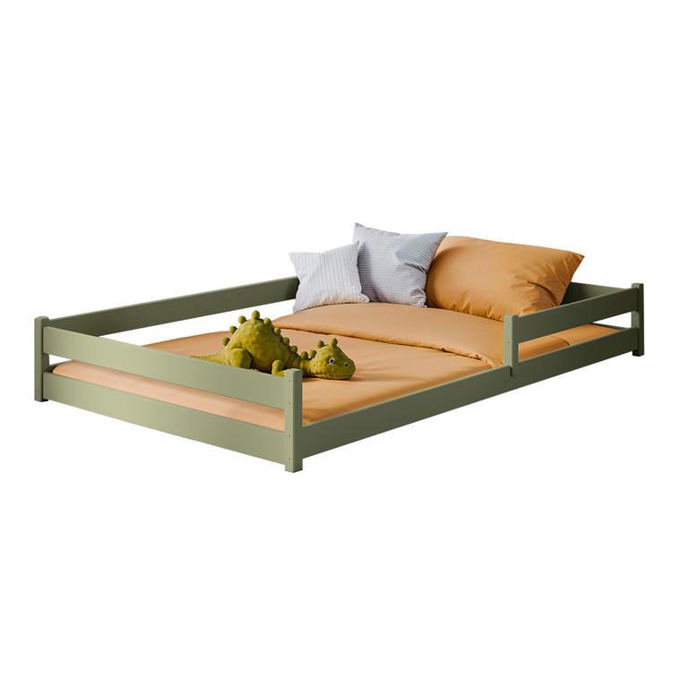 BETT 120/200 Lily Olive - Grün, Holz (120/200cm) - Petits-meubles