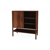 KOMMODE INA Wildeiche - Dunkelbraun, Holz (97/101/46cm) - byoak