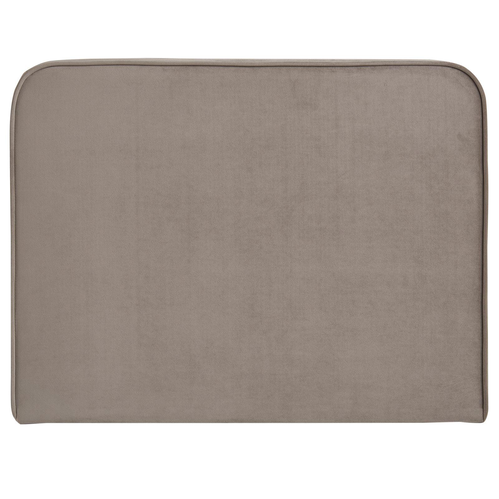 KOPFTEIL LUNAR 90x190 cm greige - Greige, Textil (90/68/6cm) - IDIMEX