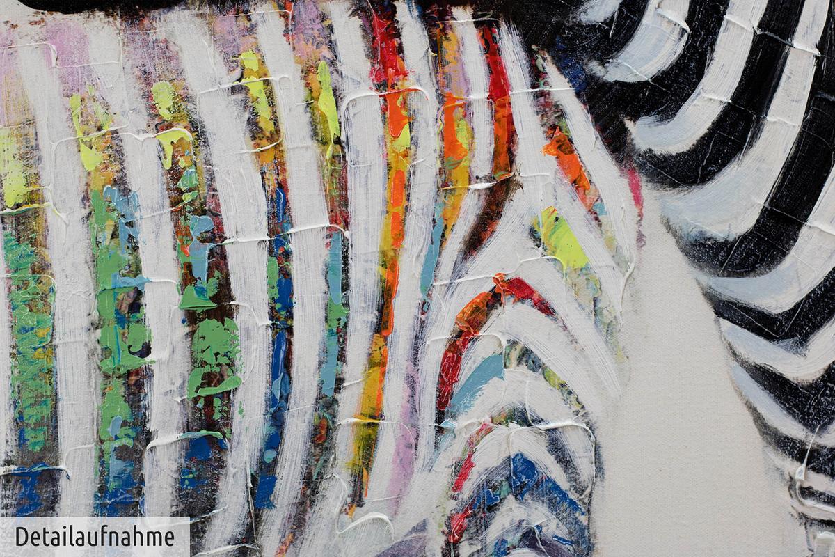 ACRYLBILD HANDGEMALT 80/80 cm - Schwarz, Holz/Textil (80/80cm) - KUNSTLOFT