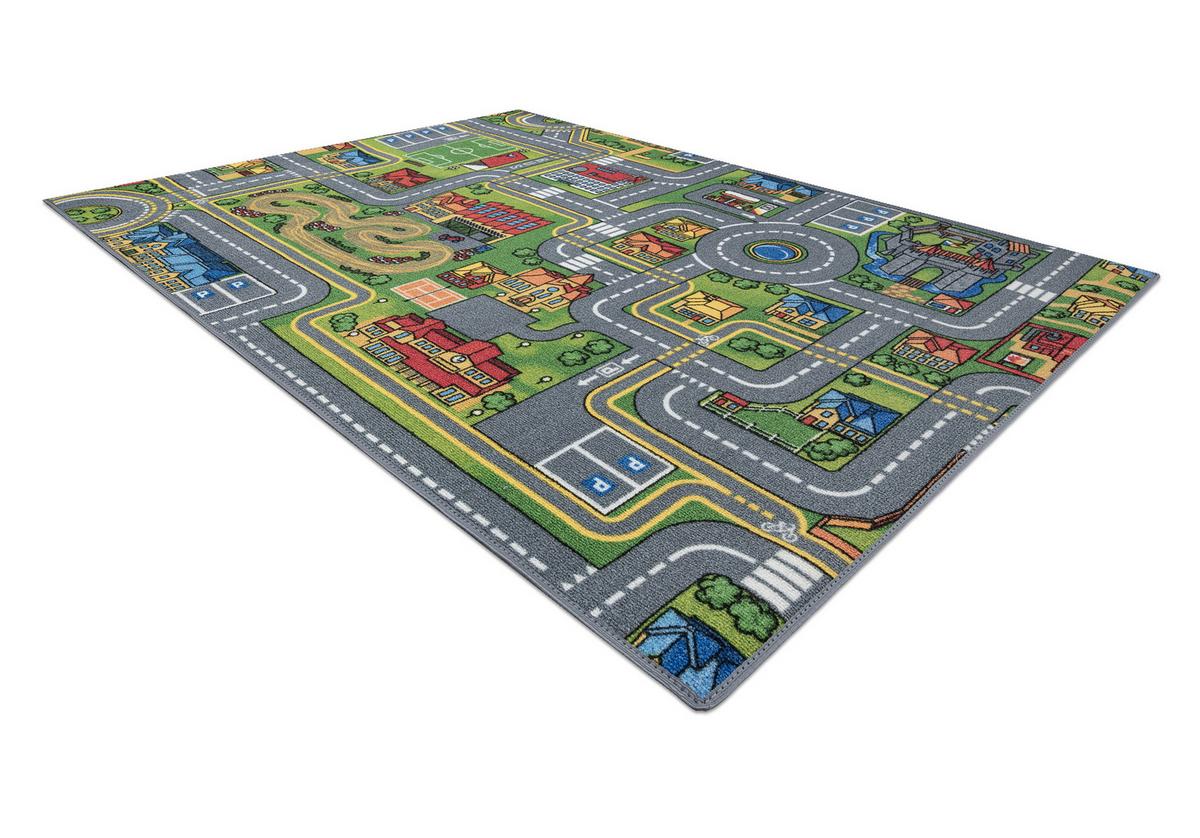 TEPPICH Rebel Roads 95/200 cm - Grau, Textil (95/200cm) - rugsX