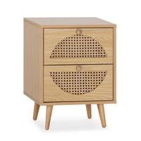 NACHTTISCH Luna 2 Schubladen, eichefarben - Honigeiche, Holz/Holzwerkstoff (40/53/35cm) - VS Venta-stock