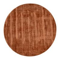 VISKOSETEPPICH Star 150x150 cm - Kupferfarben, Textil (150/150cm) - THEKO