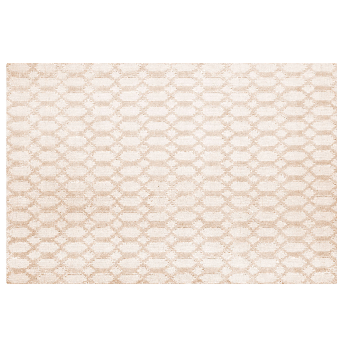 KURZFLOR-TEPPICH Cizre 200/140 cm - Beige, Naturmaterialien (140/200cm) - Beliani