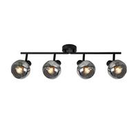 DECKENSTRAHLER Cottbus 4-flammig 62.5/11/19.5 cm - Schwarz, Metall (62.5/11/19.5cm) - Nettlife