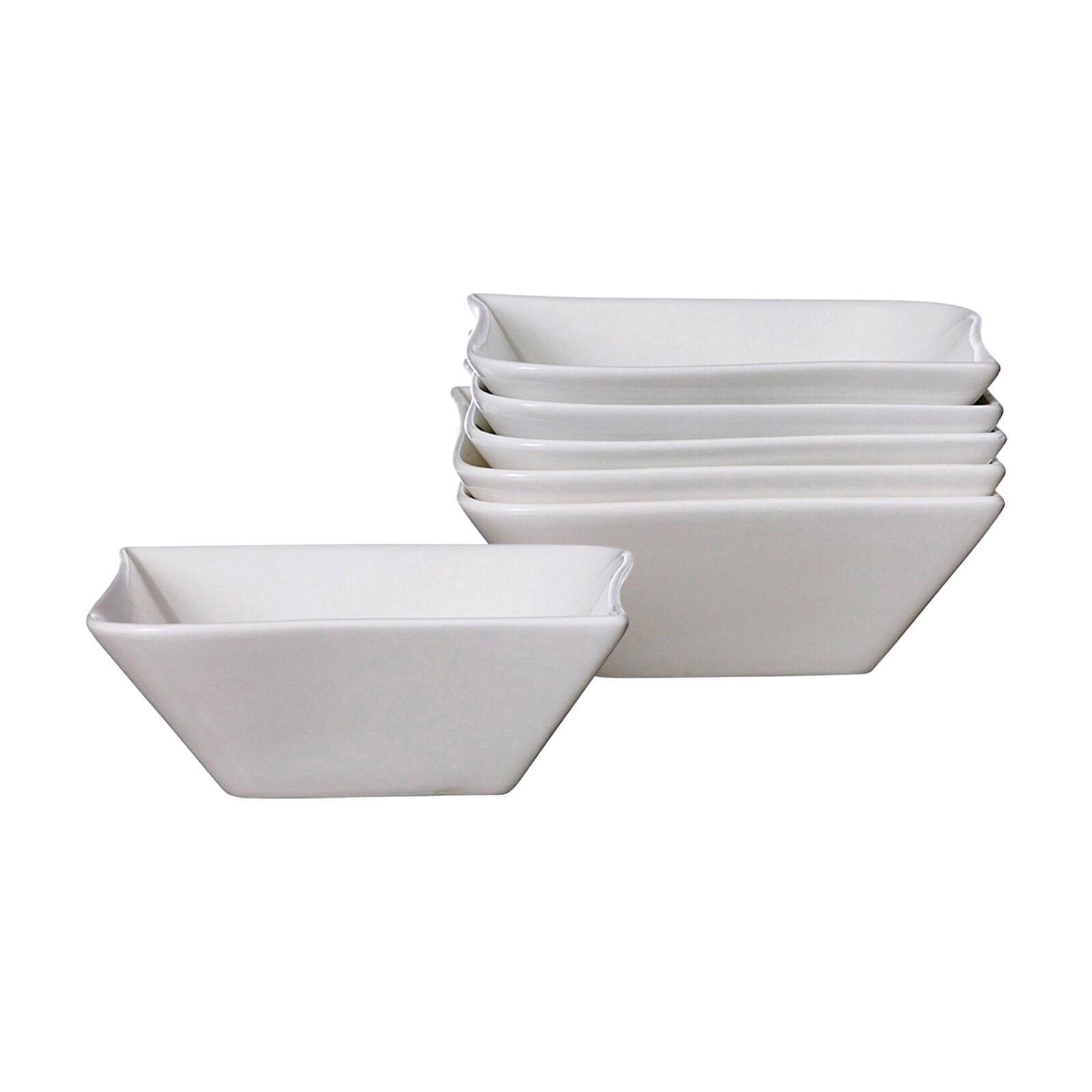 SERVIERSCHALEN Melodie weiß ø 18,5 cm 6er Set - Weiß, Keramik (18.5/5/18.5cm) - Ritzenhoff Breker