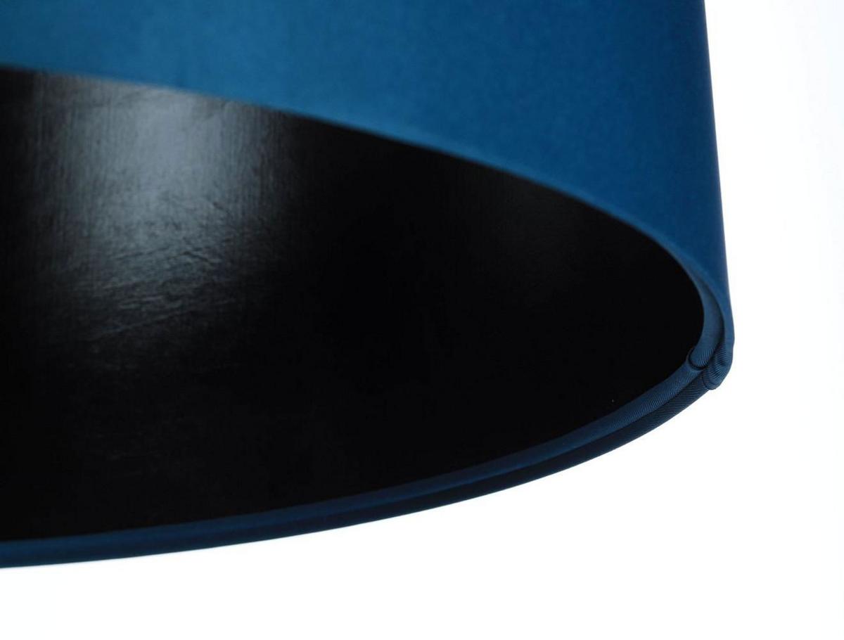 HÄNGELEUCHTE Schwarz 60/30 cm - Türkis/Schwarz, Textil (60/1.1/30cm) - ONZENO