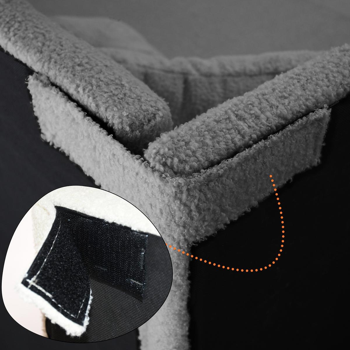 SCHLAFSOFA Rafi, Eckbett mit Bettkasten, 90x200 cm, Grau - Grau, Textil (209/94/102cm) - Beautysofa