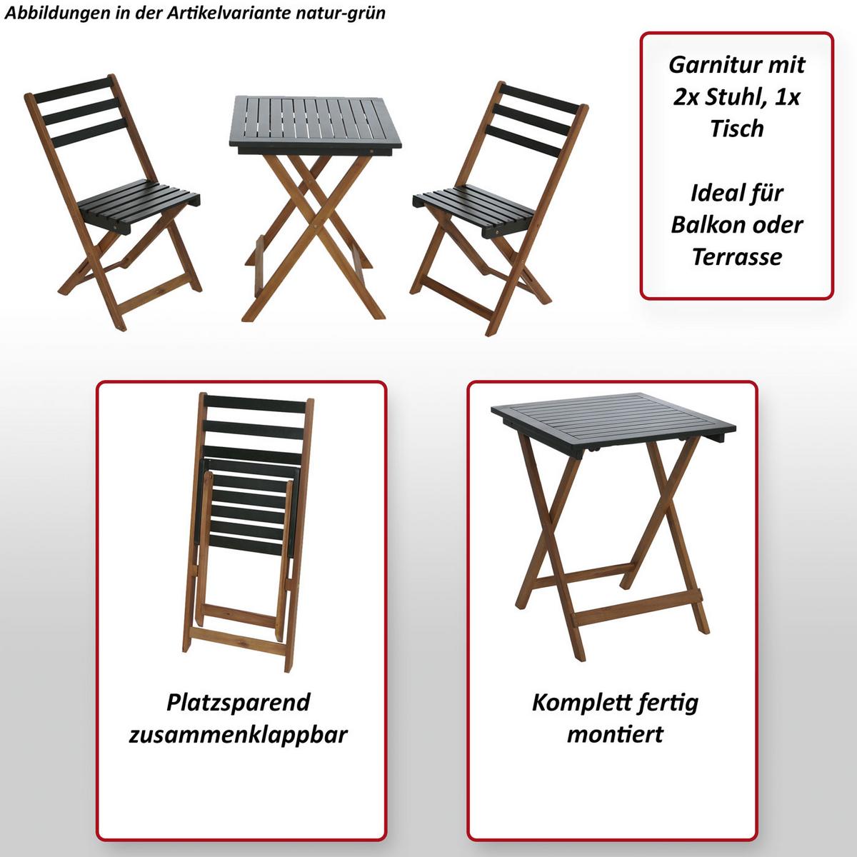 SITZGRUPPE Braun, Schwarz - Schwarz/Braun, Holz - MCW