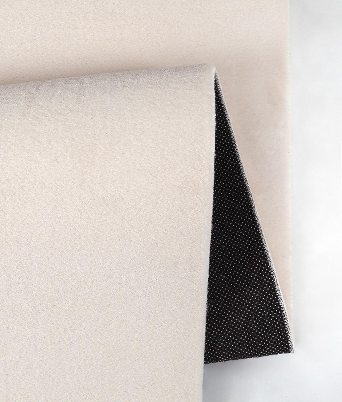 KURZFLORTEPPICH Antirutsch Uni DOUBS Polyester Beige 140 x 200 cm - Beige, Textil (140/200cm) - KADIMA DESIGN