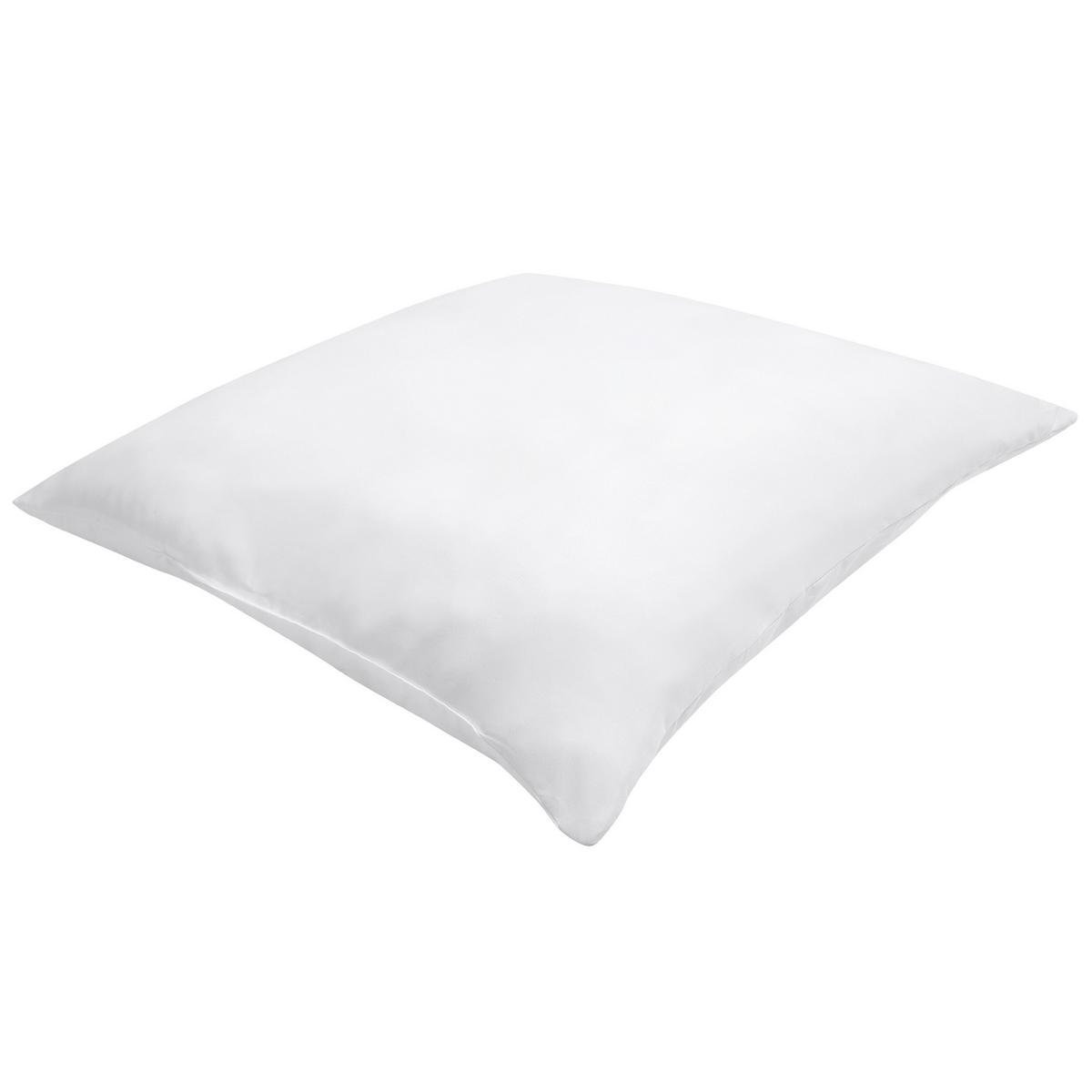 KOPFKISSEN 2er-Set Weiß 80/80 cm Errigal - Weiß, Textil (80/80cm) - Beliani