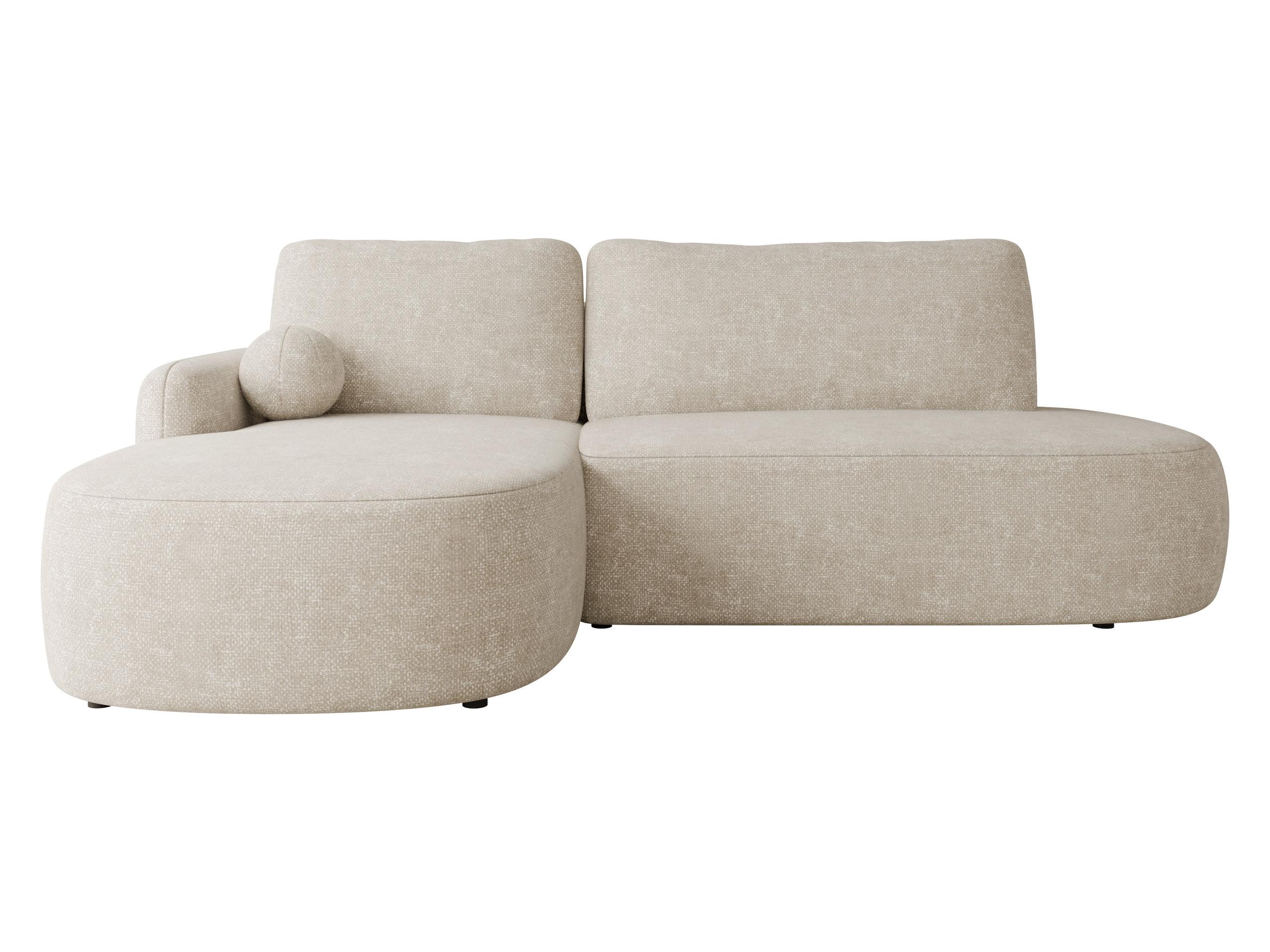 ECKSOFA Loridu O Premium, Seite: Links - Beige/Schwarz, Holz/Kunststoff (274/174cm) - MIRJAN24