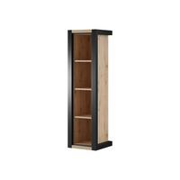BÜCHERREGAL ATTIVO 35x35x128 cm, Regal Eichefarben - Eichefarben, Holzwerkstoff (35/128/35cm) - MASSENO