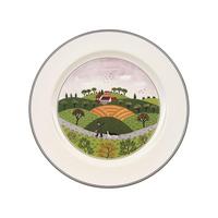 SPEISETELLER JÄGER Design Naif bunt ø 27 cm - Multicolor, Keramik (27cm) - Villeroy & Boch