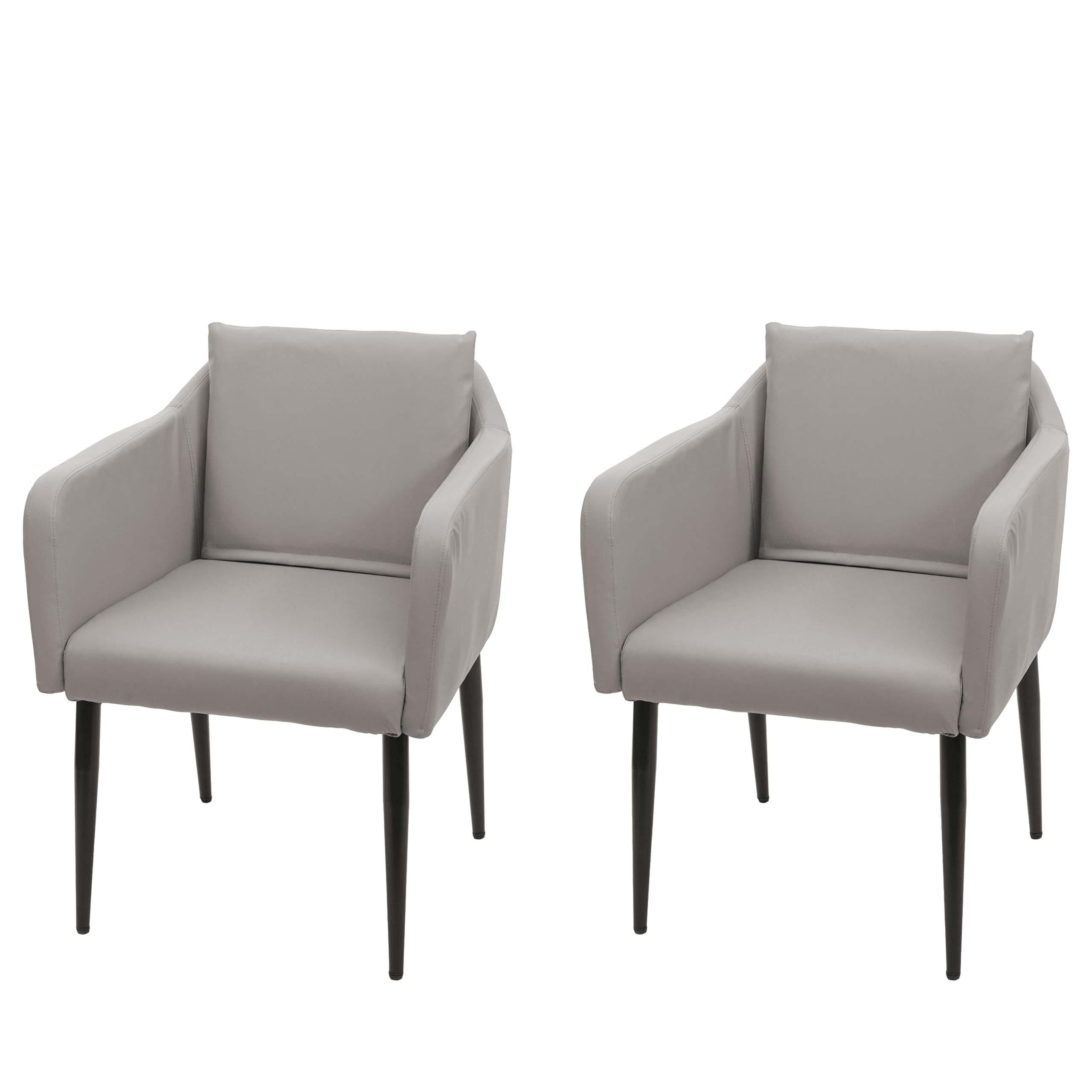 ESSZIMMERSTUHL taupe 2er-Set - Taupe, Textil (60/86/65cm) - MCW