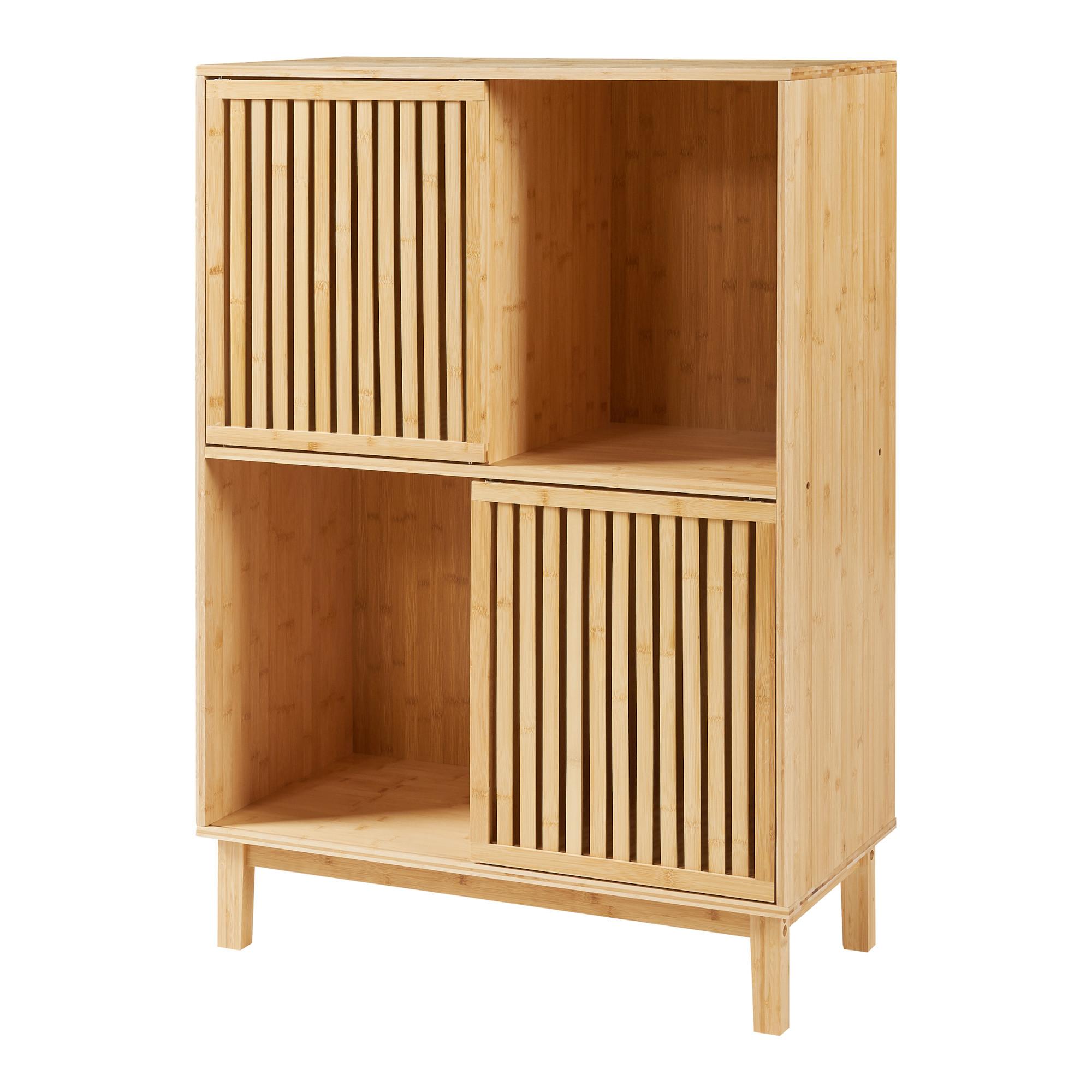 BÜCHERREGAL Ypäjä - Naturfarben, Holz (83.5/120/39cm) - [en.casa]