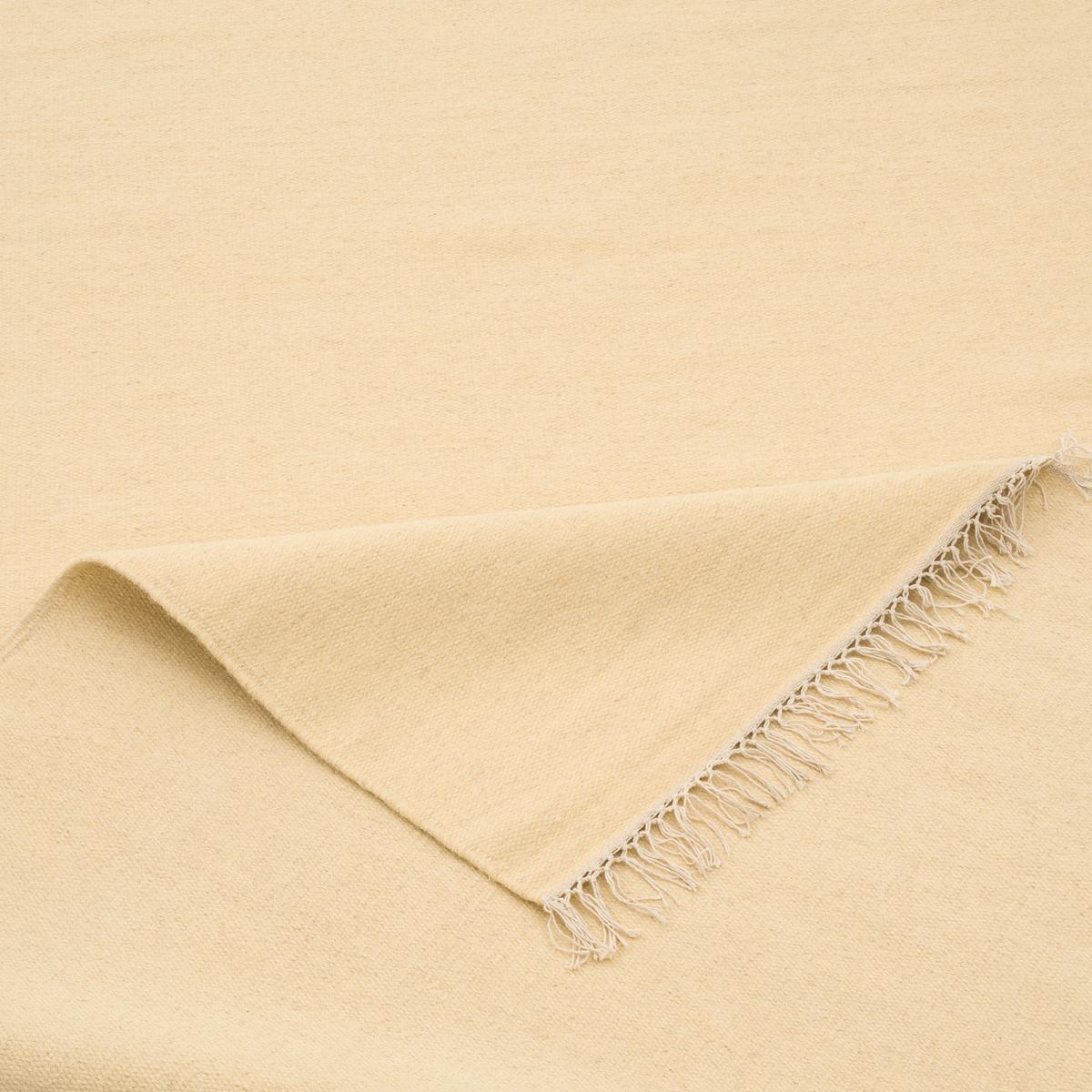 WOLLE NATUR TEPPICH KELIM MILA - Creme, Textil (70/300cm) - Pergamon