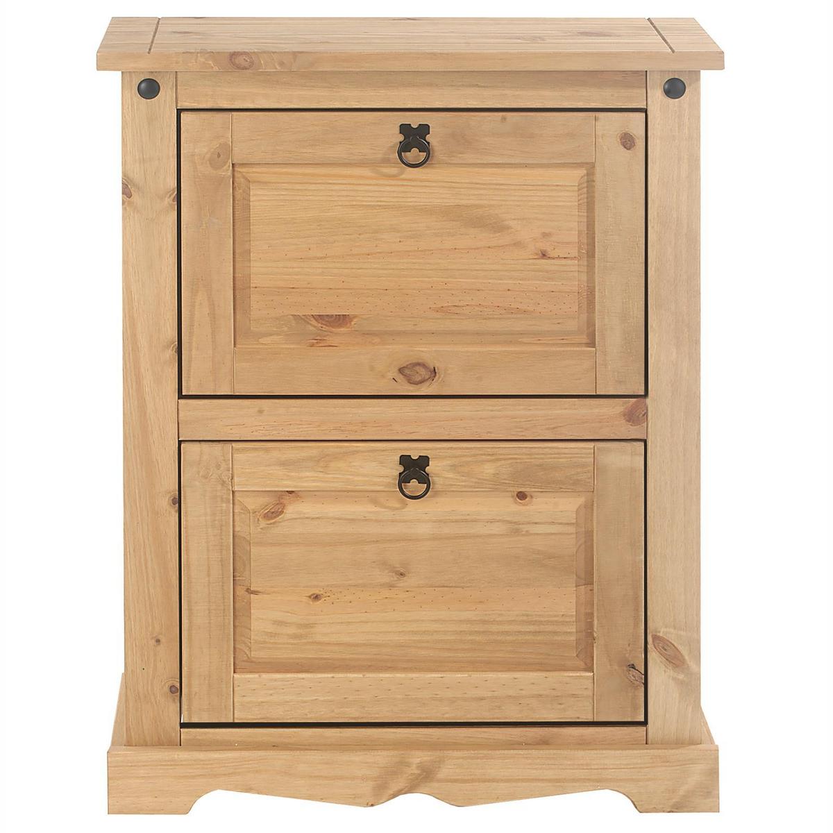 SCHUHKIPPER TEQUILA braun - Braun, Holz (73/95/26cm) - IDIMEX