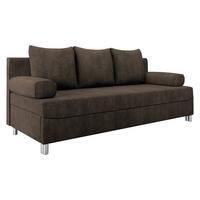 SCHLAFSOFA Dover - Chromfarben/Dunkelbraun, Holz/Kunststoff (192/86/80cm) - MIRJAN24