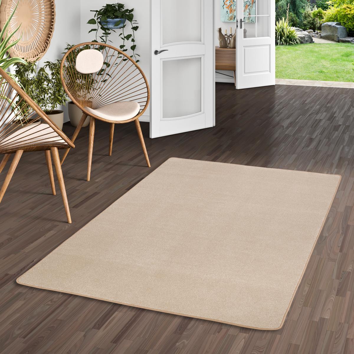 TREND VELOURS TEPPICH JOY - Beige, Textil (200/250cm) - Snapstyle