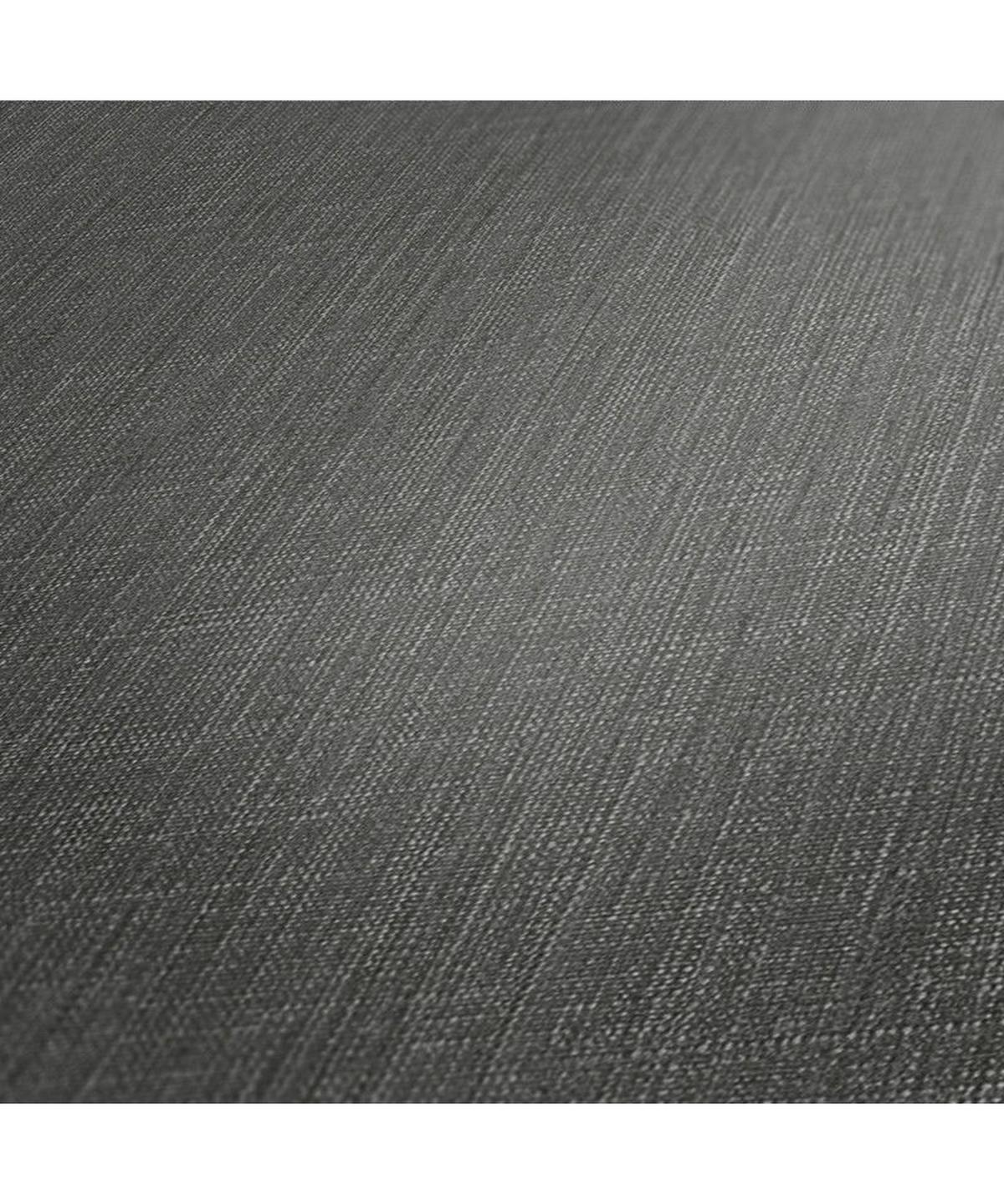 VLIESTAPETE Schwarz 53/1005 cm - Schwarz, Textil (53/1cm) - KUNSTLOFT