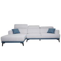 SOFA L-FORM Hellgrau - Hellgrau, Textil (277/170cm) - MCW