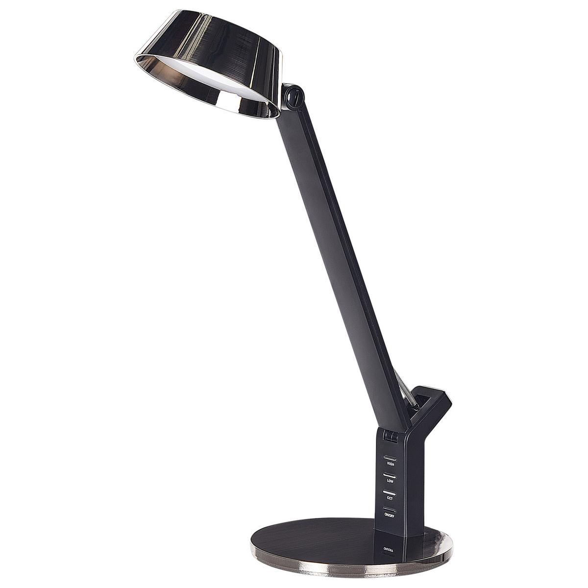 SCHREIBTISCHLAMPE Chamaeleon 17/17/40 cm - Messingfarben, Metall (17/17/40cm) - Beliani
