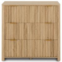 KOMMODE ELLA Eiche - Eichefarben, Holzwerkstoff (78/77/39cm) - IDIMEX