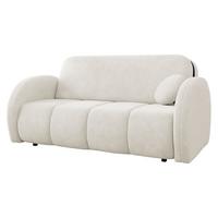 SCHLAFSOFA Viva Comfy IV - Creme/Schwarz, Holz/Textil (172/85/103cm) - MIRJAN24