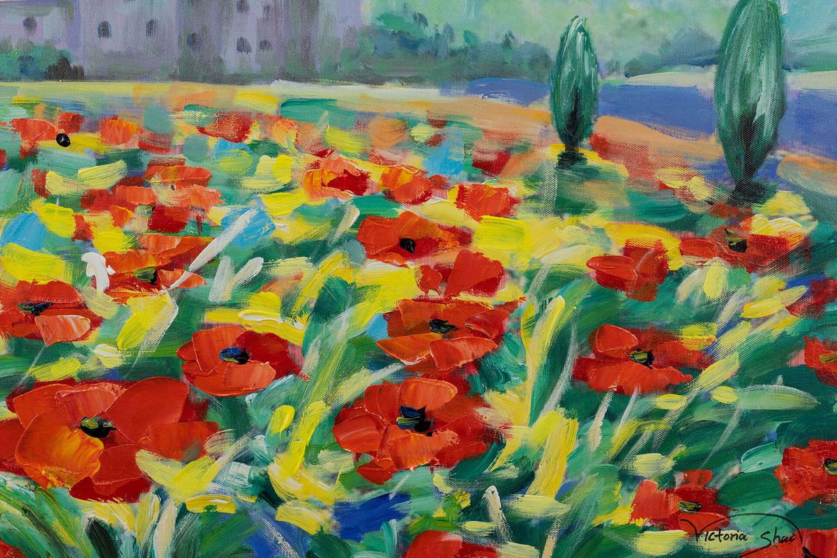 ACRYLBILD HANDGEMALT 93/63 cm - Multicolor, Holz/Textil (93/63cm) - KUNSTLOFT