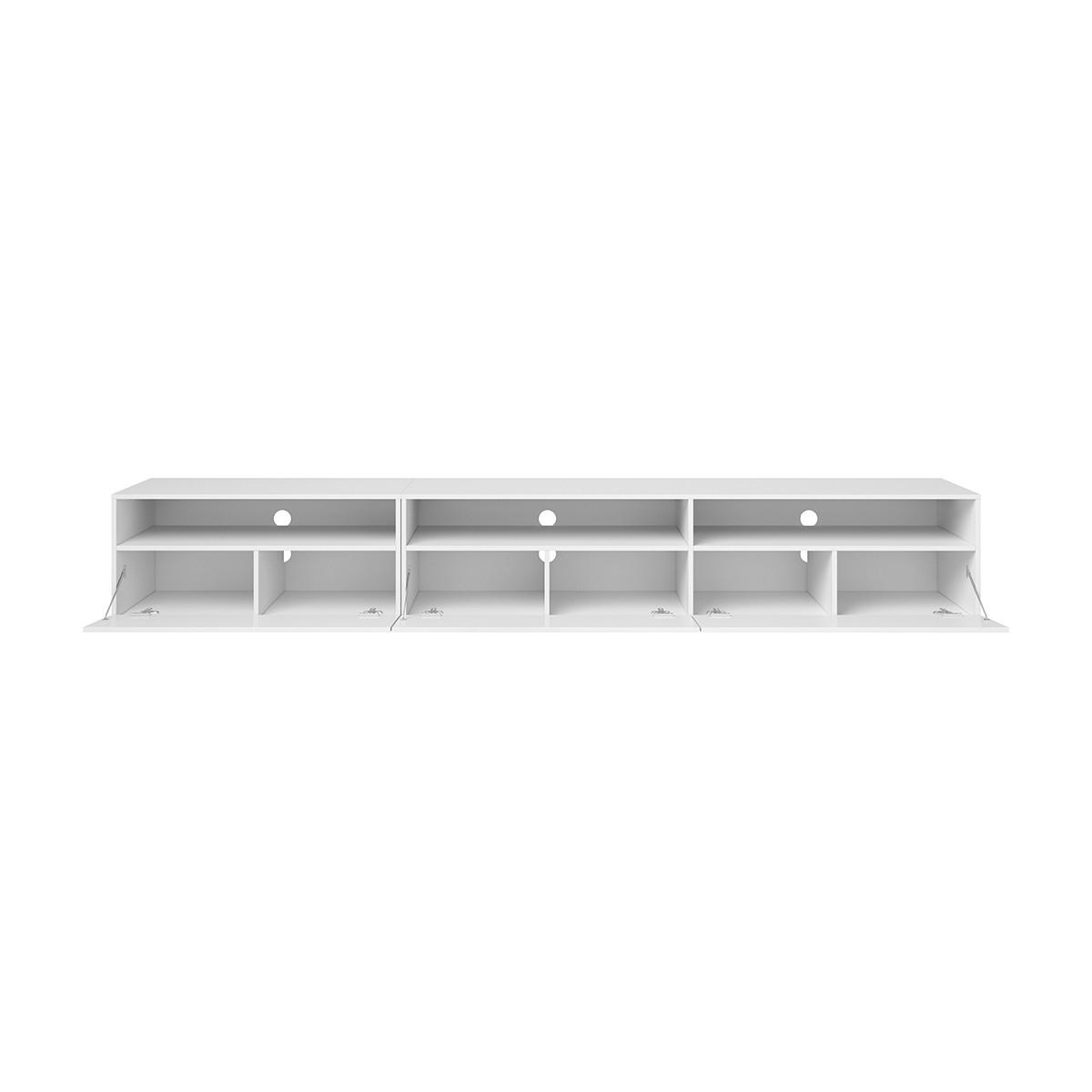 TV-MÖBEL Sloan Weiß - Weiß, Holzwerkstoff (270/42/41cm) - Petits-meubles