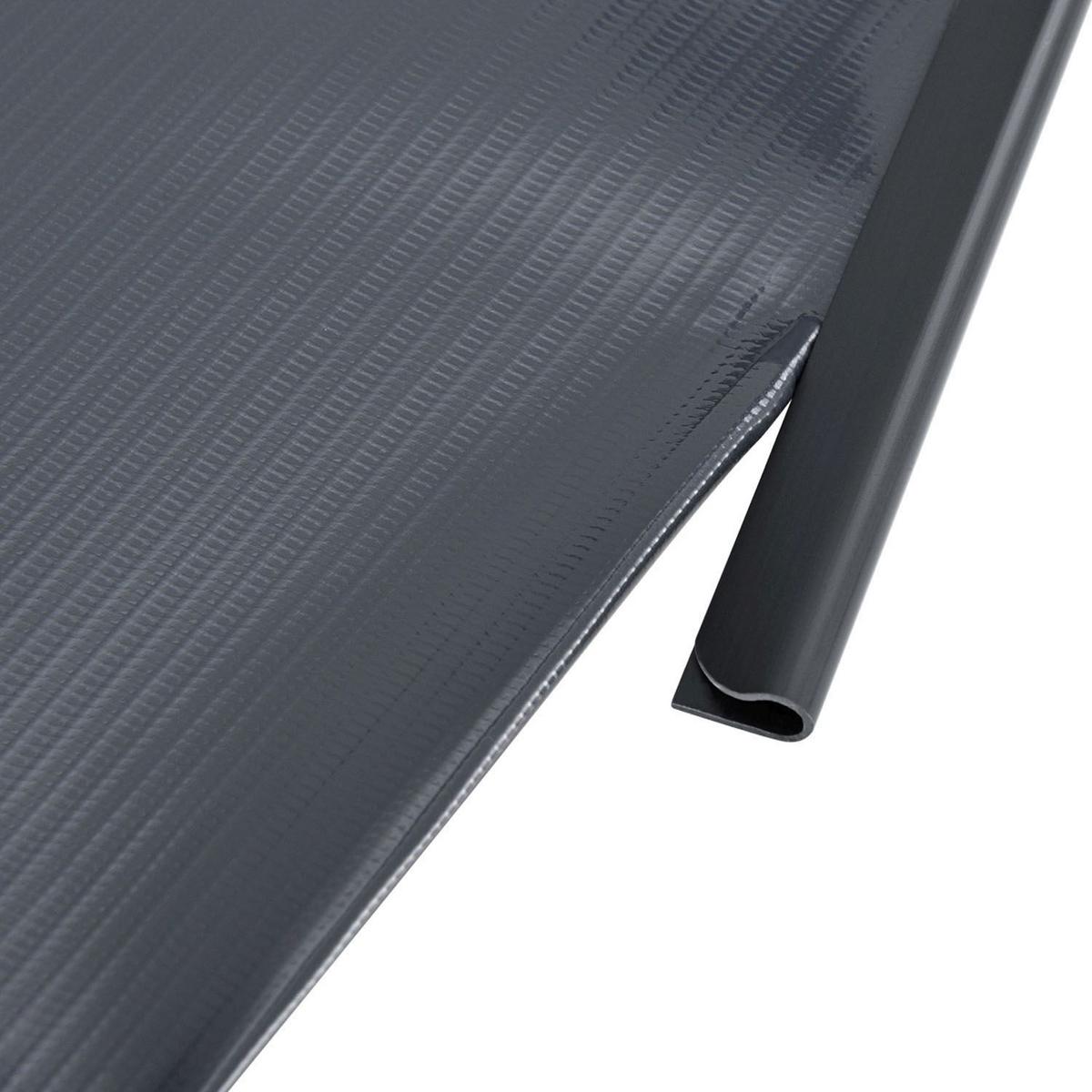 SICHTSCHUTZSTREIFEN anthrazit - Anthrazit, Kunststoff (3500/19cm) - Juskys