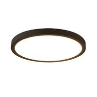 LED DECKENLEUCHTE Juliettara 23/23/2.4 cm - Schwarz, Kunststoff (23/23/2.4cm) - ZMH