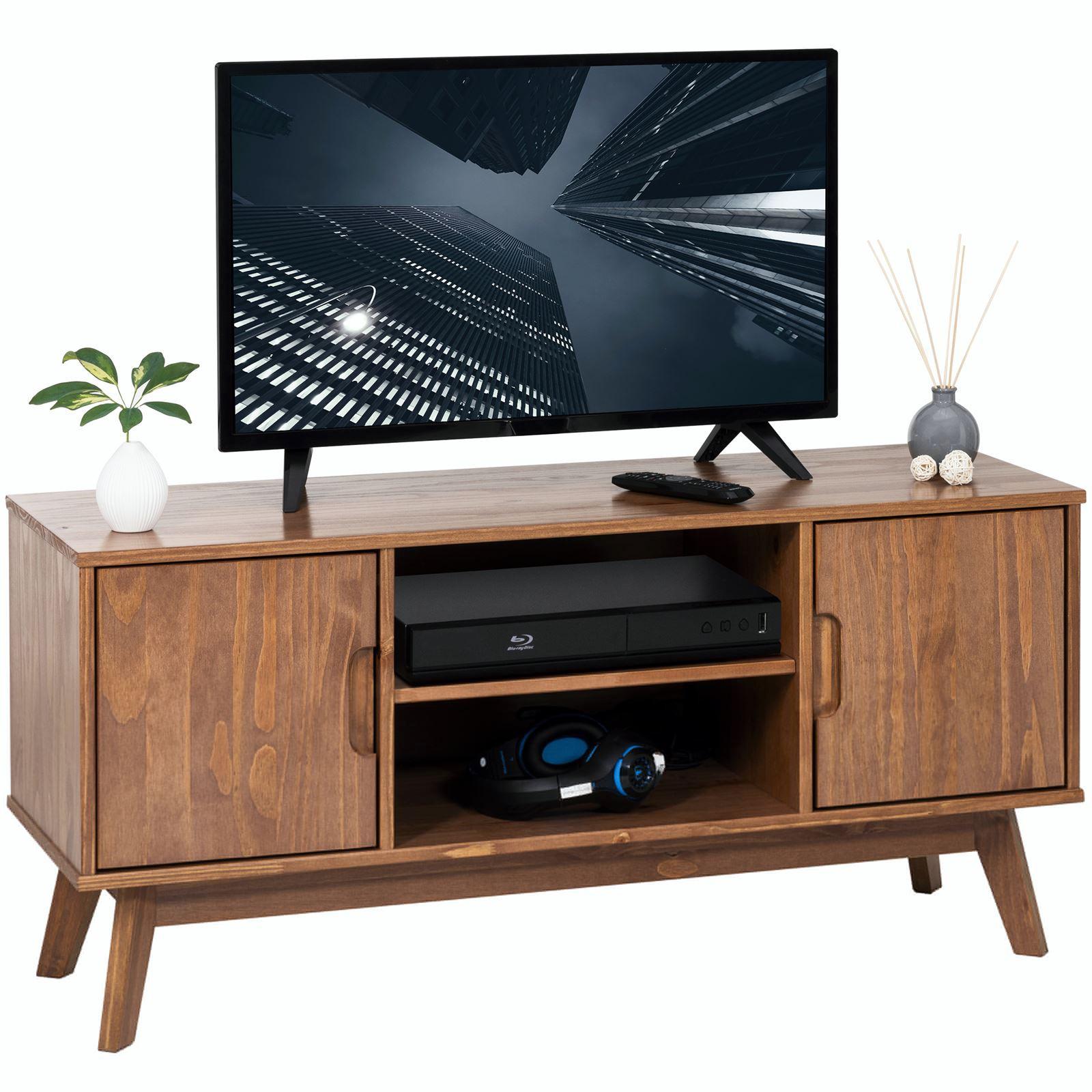LOWBOARD TIVOLI dunkelbraun - Dunkelbraun, Holz (114/54/39cm) - IDIMEX