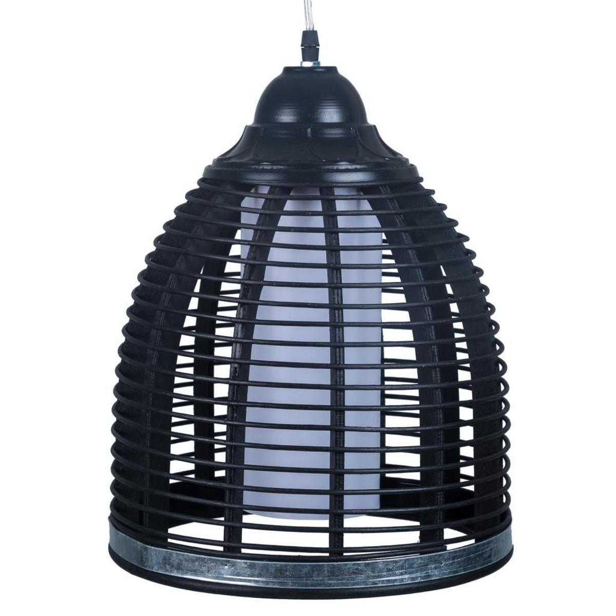 LAMPE, 31x37cm - Schwarz, Naturmaterialien (31/31/36.8cm) - Wanderlust