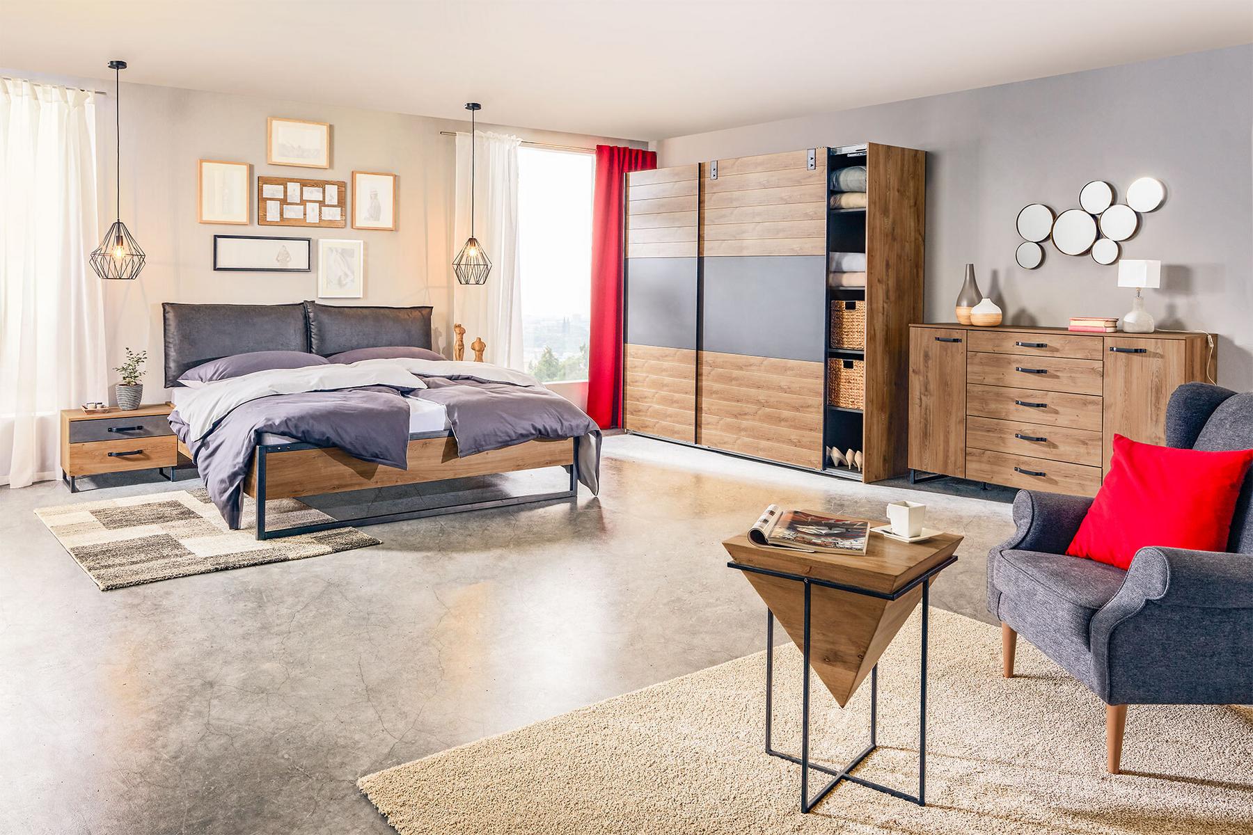 Moderne Betten mit Springbox oder Bettrahmen | Halbhohe Betten mömax