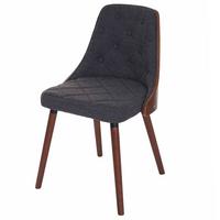 ESSZIMMERSTUHL Grau - Grau, Textil (50/82/53cm) - MCW