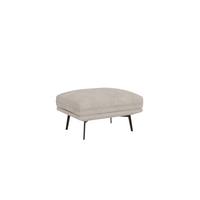 HOCKER Loris Beige Samt - Beige/Schwarz, Holz/Textil (83/47/62cm) - S-Style Möbel