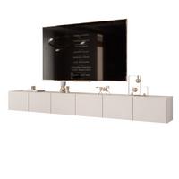 TV-LOWBOARD kaschmir, hängend mit LED-Beleuchtung - Kaschmir, Holzwerkstoff (300/36/40cm) - Idohome