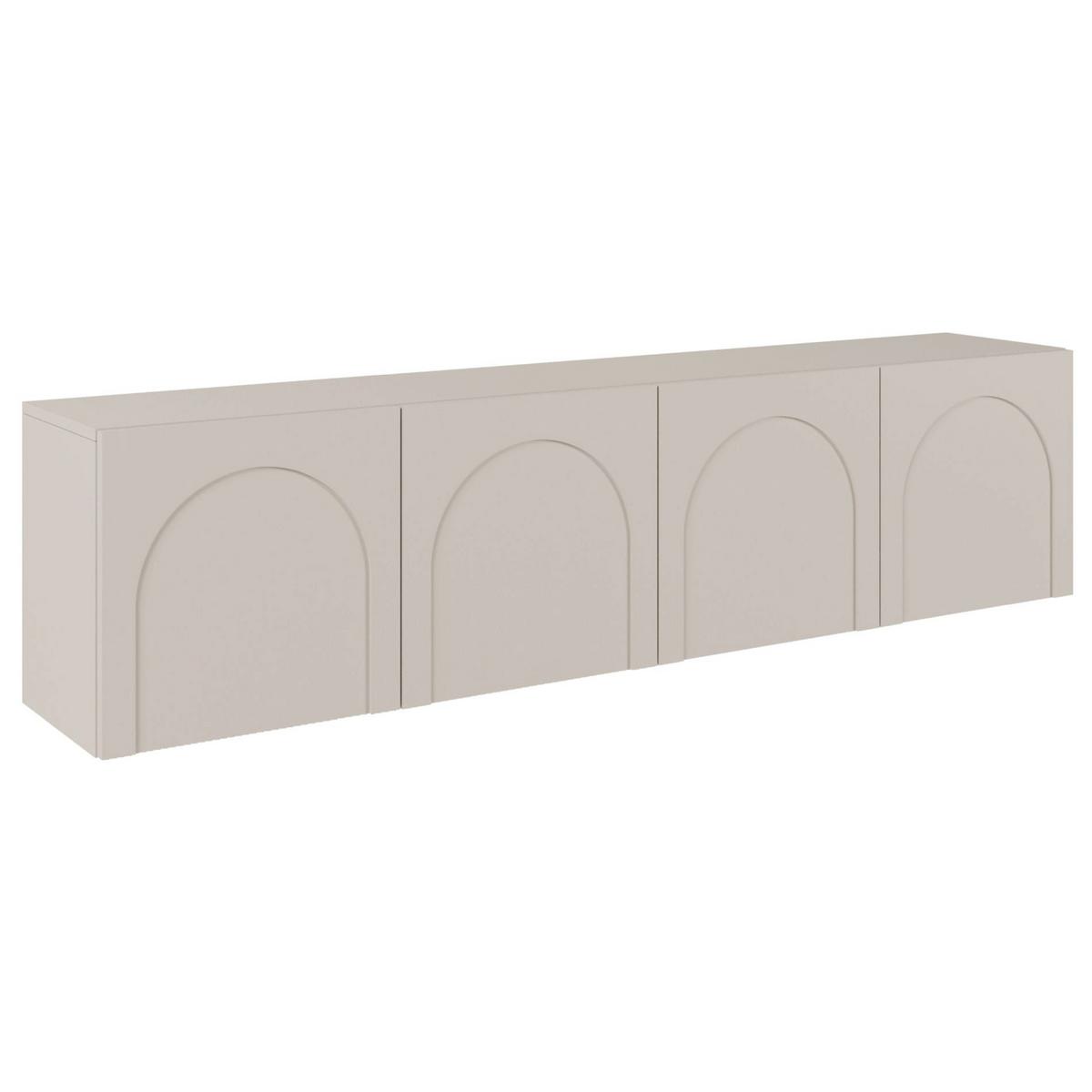 TV-LOWBOARD Arkadia Kaschmirgrau 200 cm - Kaschmir, Holzwerkstoff (200/49/35cm) - Selsey