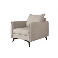 SESSEL Pulse Beige Luxusmicrofaser - Ecru/Beige, Holz/Textil (74/86/31cm) - S-Style Möbel